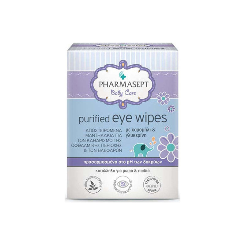Pharmasept Baby Care Purified Eye Wipes 10pcs