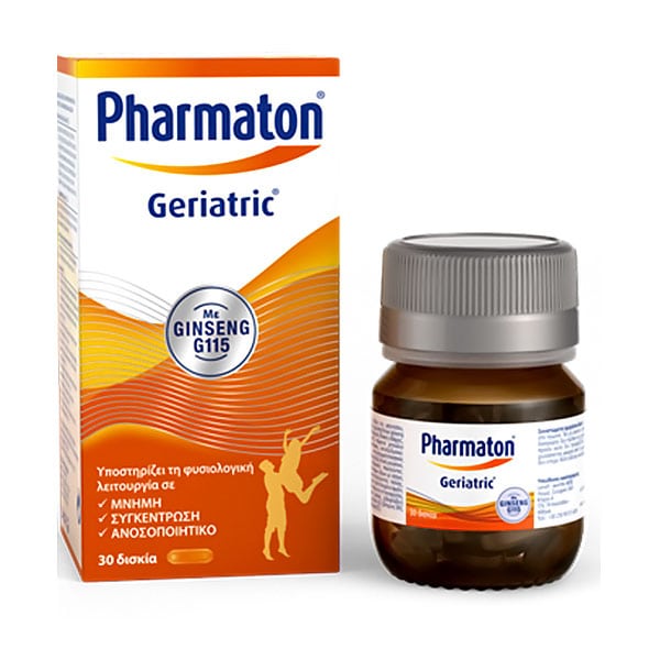 Pharmaton Geriatric Πολυβιταμίνη με Ginseng 30δισκια