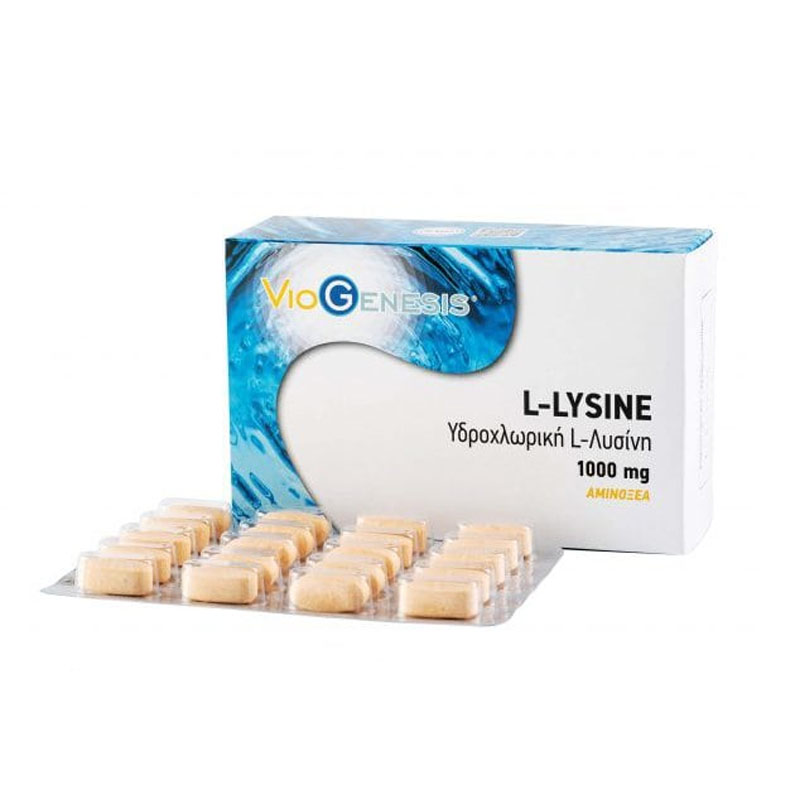 Viogenesis L-LYSINE 1000mg 60tabs