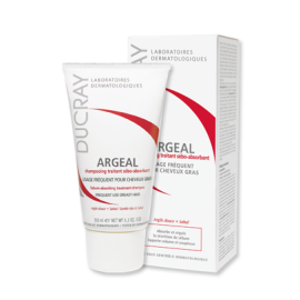 Ducray Argeal Sebum-absorbing treatment shampoo 150ml – Καθημερινό Σαμπουάν για λιπαρά μαλλιά – συχνή χρήση