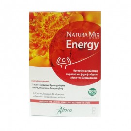 Aboca Natura Mix Energy Συμπλήρωμα Διατροφής σε Περιόδους Έντονης Δραστηριότητας 20 Φακελάκια