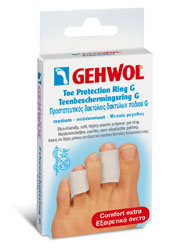 GEHWOL Toe Protection Ring G medium Προστατευτικός δακτύλιος δακτύλων ποδιού G μεσαίος (30mm) 2 τεμ.