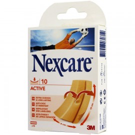 3M Nexcare Active Strips ελαστικοί , 6 cm x 10 cm (1 m) , 10 λωρίδες/κουτί