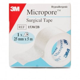 3M Micropore μικροπορώδης χάρτινη , 2,5 cm x 5 m , 1 τμχ/κουτί