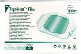 3M Tegaderm διαφανές με ταμπόν , 9 cm x 10 cm , 25 τμχ/κουτί