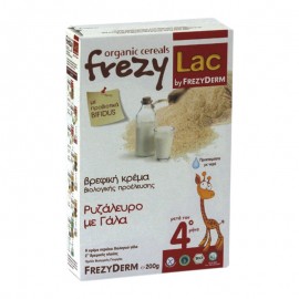 FREZYLAC Organic Cereals Ρυζάλευρο με Γάλα 200gr