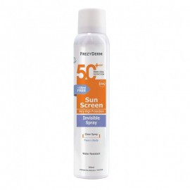 Frezyderm Sunscreen Invisible Spray SPF50+ Αντηλιακό Σπρέι για Πρόσωπο/Σώμα 200ml