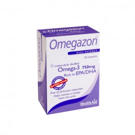 HEALTH AID Omegazon Omega3 Λιπαρά οξέα 750mg, 60caps