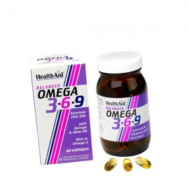 HEALTH AID Omega 3-6-9 Ιχθυέλαια με Έλαια Μποράγκου & Ελιάς(1155mg) 60caps