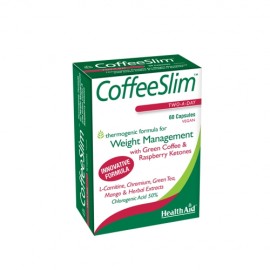 Health Aid COFFEE SLIM Πράσινος Καφές, Κετόνες Ράσμπερυ & Φυτικά εκχυλίσματα 60tabs
