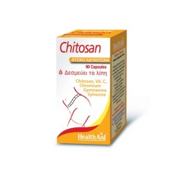 Health Aid Chitosan Χιτίνη, Χρώμιο, Gymnaema Sylvestre 90tabs