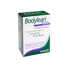 Health Aid Bodylean CLA Plus CLA , CoQ10, Αμινοξέα, ΠράσινοΤσάι & Χρώμιο 30caps 30tabs