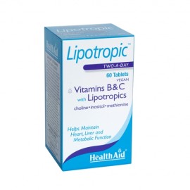 Health Aid Lipotropic Βιταμίνες B & C, Χολίνη, Ινοσιτόλη, Μεθιονίνη 60tabs