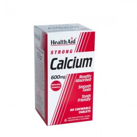 Health Aid Calcium Strong Ασβέστιο 600mg – Μασώμενο 60tabs