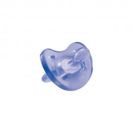 Chicco Πιπίλα Physio Soft, Όλο σιλικόνη μπλε, 6-12m+ (1τμχ)