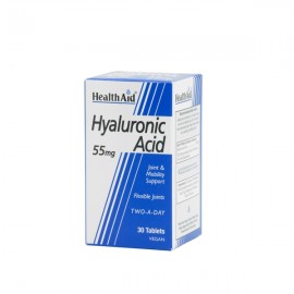 Health Aid Hyaluronic Acid Υαλουρονικό Οξύ 55mg 30tabs
