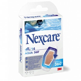 3M Nexcare Προστασία 360o Aqua Strips Αδιάβροχοι 14 τμχ/κουτί (3 μεγέθη)