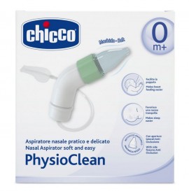 Chicco PhysioClean Kit 0m+, Κιτ Αναρρόφησης για τον καθημερινό καθαρισμό & την ενυδάτωση της μύτης του μωρού, 1 τμχ