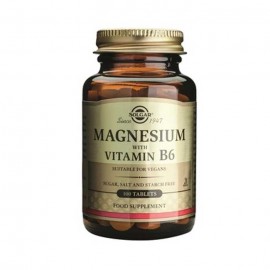 SOLGAR MAGNESIUM + Vitamin B6 tabs 100tabs