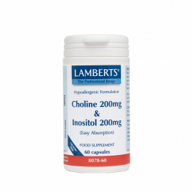 Lamberts Choline 200mg / Inositol 200mg 60caps