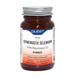 QUEST SYNERGISTIC SELENIUM 200μg 90tabs, with vitamins C & E