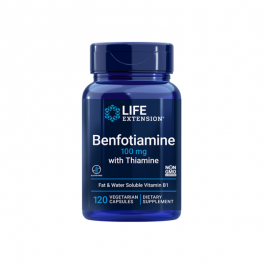 Life Extension Benfotiamine With Thiamine 100mg, 120caps
