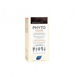 Phyto Phytocolor Μόνιμη Βαφή Μαλλιών Νο 4.77 Καστανό Έντονο Μαρόν 50ml