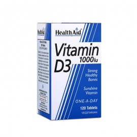 Health Aid VITAMIN D3 χοληκαλσιφερόλη 1000i.u. 120caps