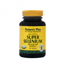Natures Plus Super Selenium with Vitamin E 200mcg 90tabs