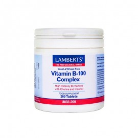 Lamberts Vitamin B 100 Complex με Choline & Inositol 200 tabs