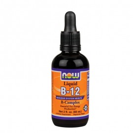 Now Foods B-12 Complex Liquid Vegetarian 60 ml - Υγρή Βιταμίνη Β12