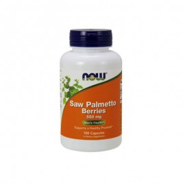 Now foods Saw Palmetto Berries 550mg 100 caps