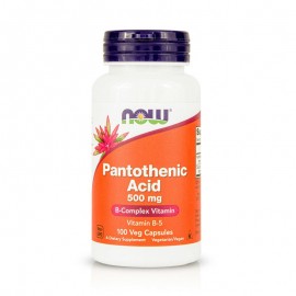 Now Pantothenic Acid 500mg (Βιταμίνη B5), 100caps