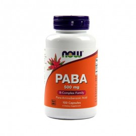 Now Foods PABA - Para Aminobenzoic Acid 550mg 100caps