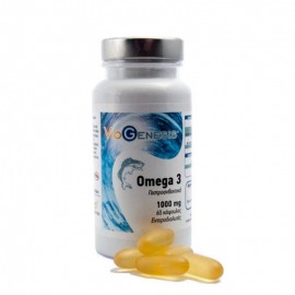 Viogenesis Omega 3 Fish Oil 1000mg (60caps) - Ωμέγα 3 Γαστροανθεκτικά μοριακώς απεσταγμένα