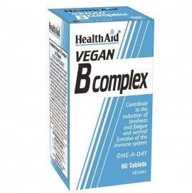 HEALTH AID Vegan B-Complex Συμπλήρωμα Διατροφής με Σύμπλεγμα Βιταμινών Β, 60 tabs