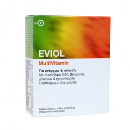 Eviol MultiVitamin Πολυβιταμίνη για Ενέργεια & Τόνωση 30 caps