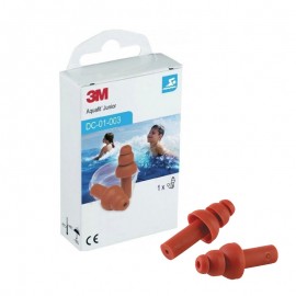 3M Aquafit Earplugs Junior Επαναχρησιμοποιήσιμες Αδιάβροχες Παιδικές Ωτοασπίδες 1 ζευγάρι με Θήκη
