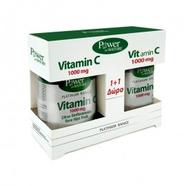 Power of Nature  Classics Platinum Range Vitamin C 1000mg 30caps &  Δώρο Vitamin C 1000mg 20caps