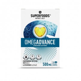 Superfoods Omegadvance 500mg 30 Μαλακές Κάψουλες