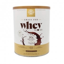 Solgar Whey to Go Protein Powder Chocolate, Πρωτεΐνη Ορού Γάλακτος Σοκολάτα 1044gr
