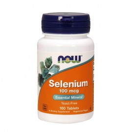 Now foods Selenium 100mcg 100tabs Yeast Free Vegetarian