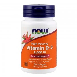 Now Vitamin D3 2000iu 30caps