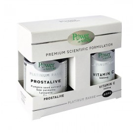 POWER OF NATURE Promo Pack Platinum Prostalive, 30 tabs & Βιταμίνη C 1000mg, 20tabs