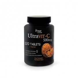 Power of Nature Ultravit-C 500mg Συμπλήρωμα Διατροφής Βιταμίνης C Τόνωση & Ενέργεια του Οργανισμού 120tabs