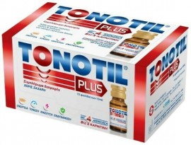 Vianex Tonotil Plus Συμπλήρωμα Διατροφής για Τόνωση με Καρνιτίνη και 4 Αμινοξέα 15x10ml