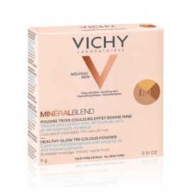 Vichy Mineralblend Healthy Glow Tri-Colour Powder Tan, Τρίχρωμη Πούδρα για Φυσική Λάμψη 9gr