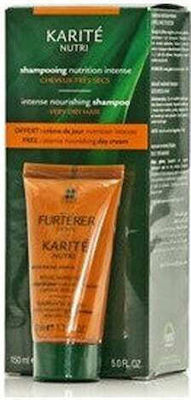 RENE FURTERER KARITE NUTRI Σαμπουάν για πολύ ξηρά μαλλιά 150ml + KARITE NUTRI INTENSE NOURISHING DAY CREAM 30ML