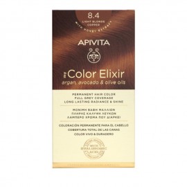 Apivita My Color Elixir No 8.4  Ξανθό Ανοιχτό Χάλκινο με Έλαια Άργκαν 50ml