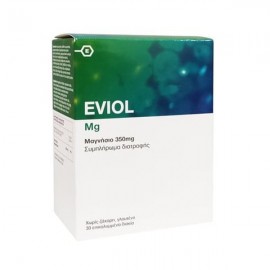Eviol Magnesium Συμπλήρωμα Διατροφής Μαγνησίου 350mg 30caps